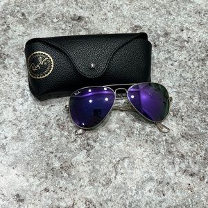 Authentic purple lens Ray-Ban’s